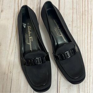 Salvatore Ferragamo Black Loafers